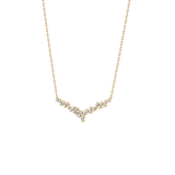 1.5 TCW Emerald Lab Grown Diamond Bezel Necklace