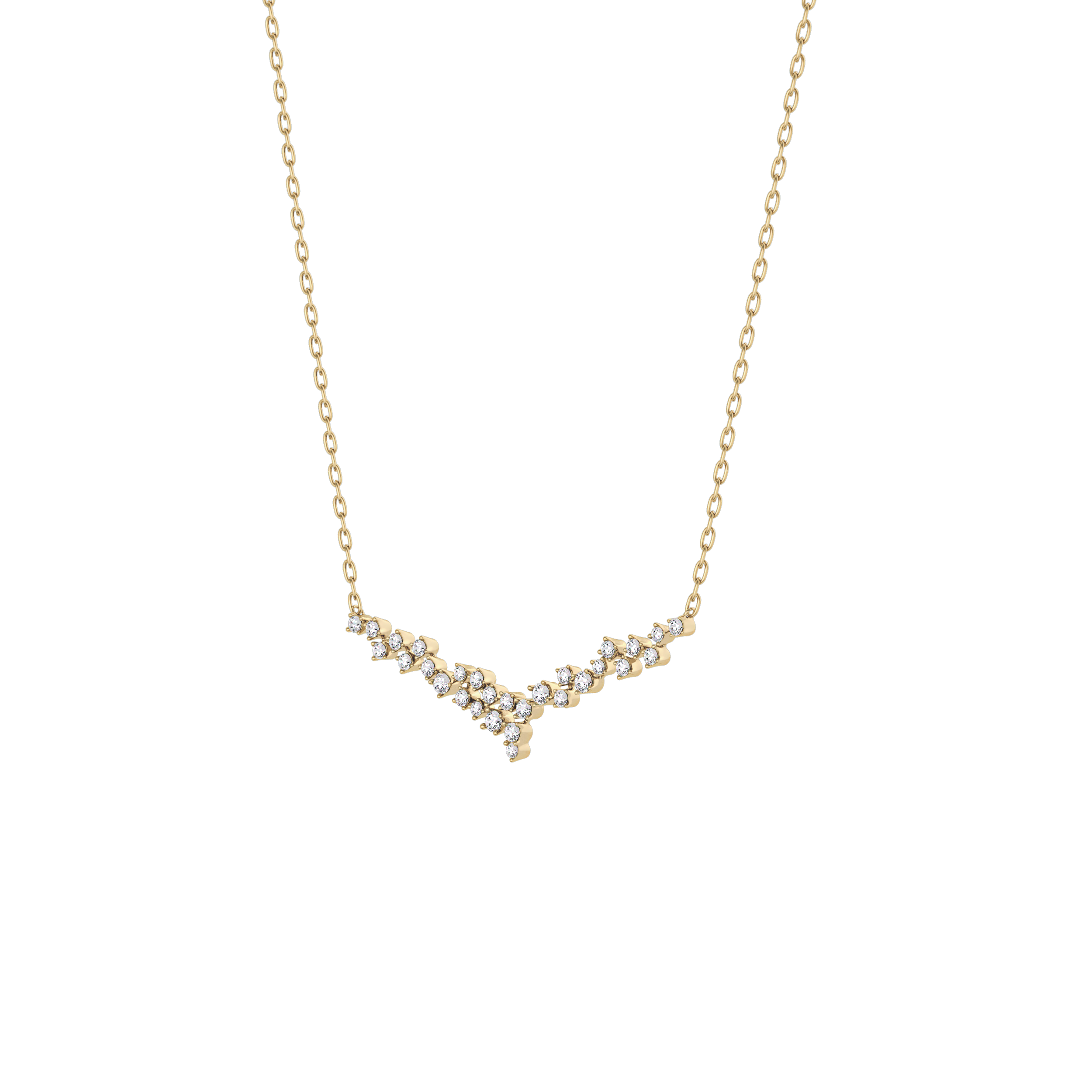1.5 TCW Emerald Lab Grown Diamond Bezel Necklace