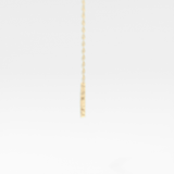 1.5 TCW Emerald Lab Grown Diamond Bezel Necklace