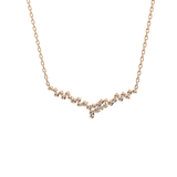1.5 TCW Emerald Lab Grown Diamond Bezel Necklace