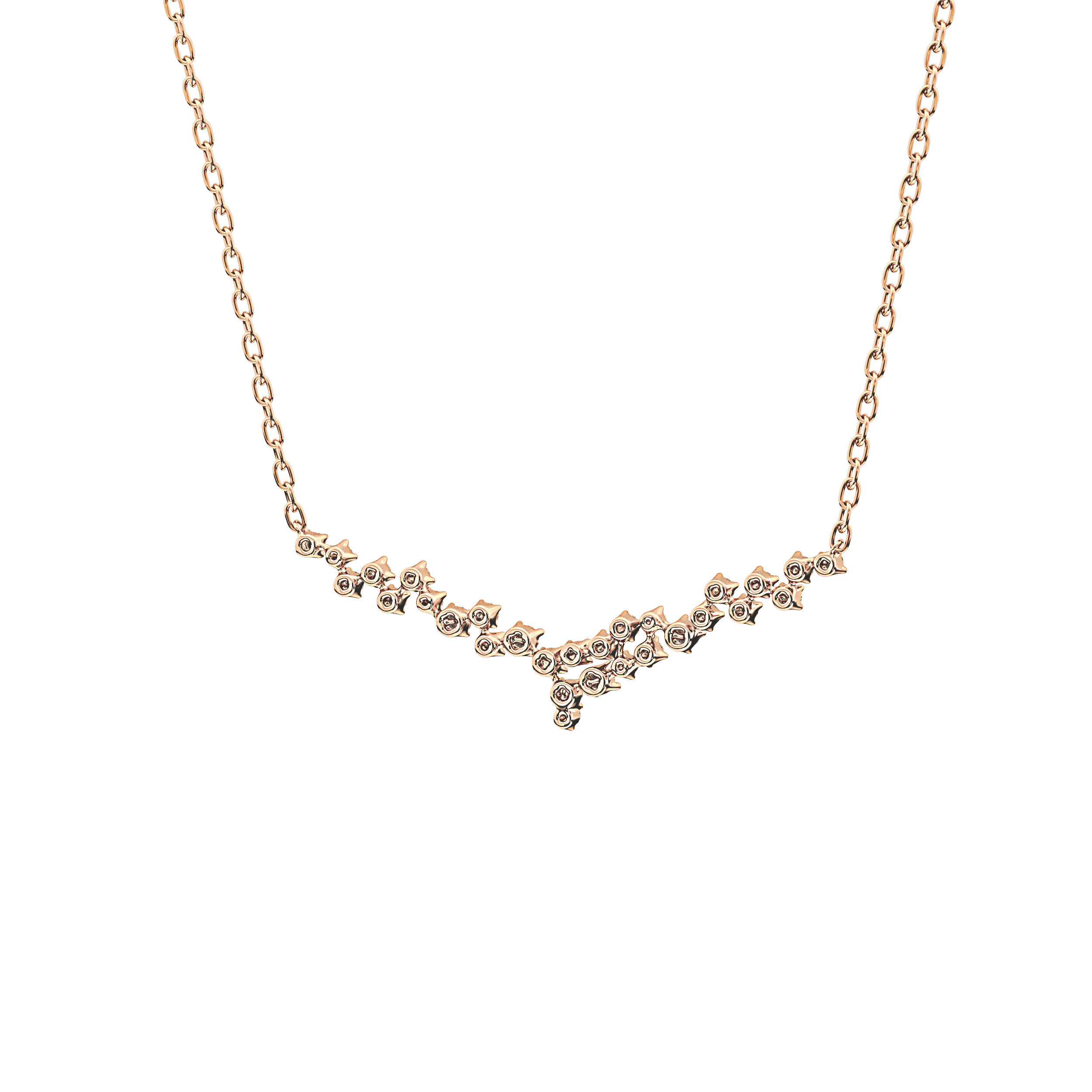 1.5 TCW Emerald Lab Grown Diamond Bezel Necklace