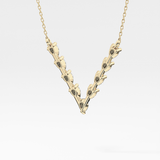 1.5 TCW Emerald Lab Grown Diamond Bezel Necklace