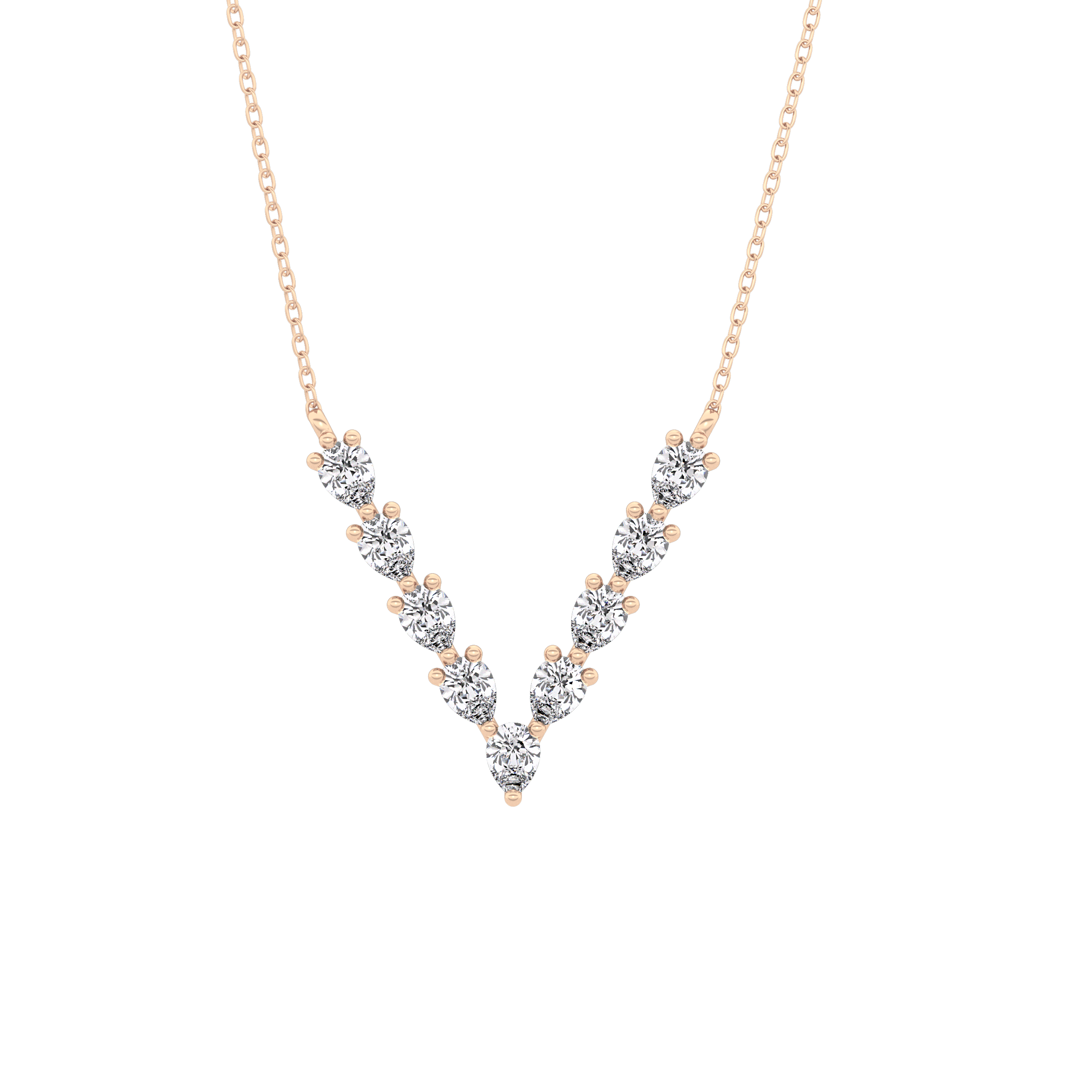1.5 TCW Emerald Lab Grown Diamond Bezel Necklace