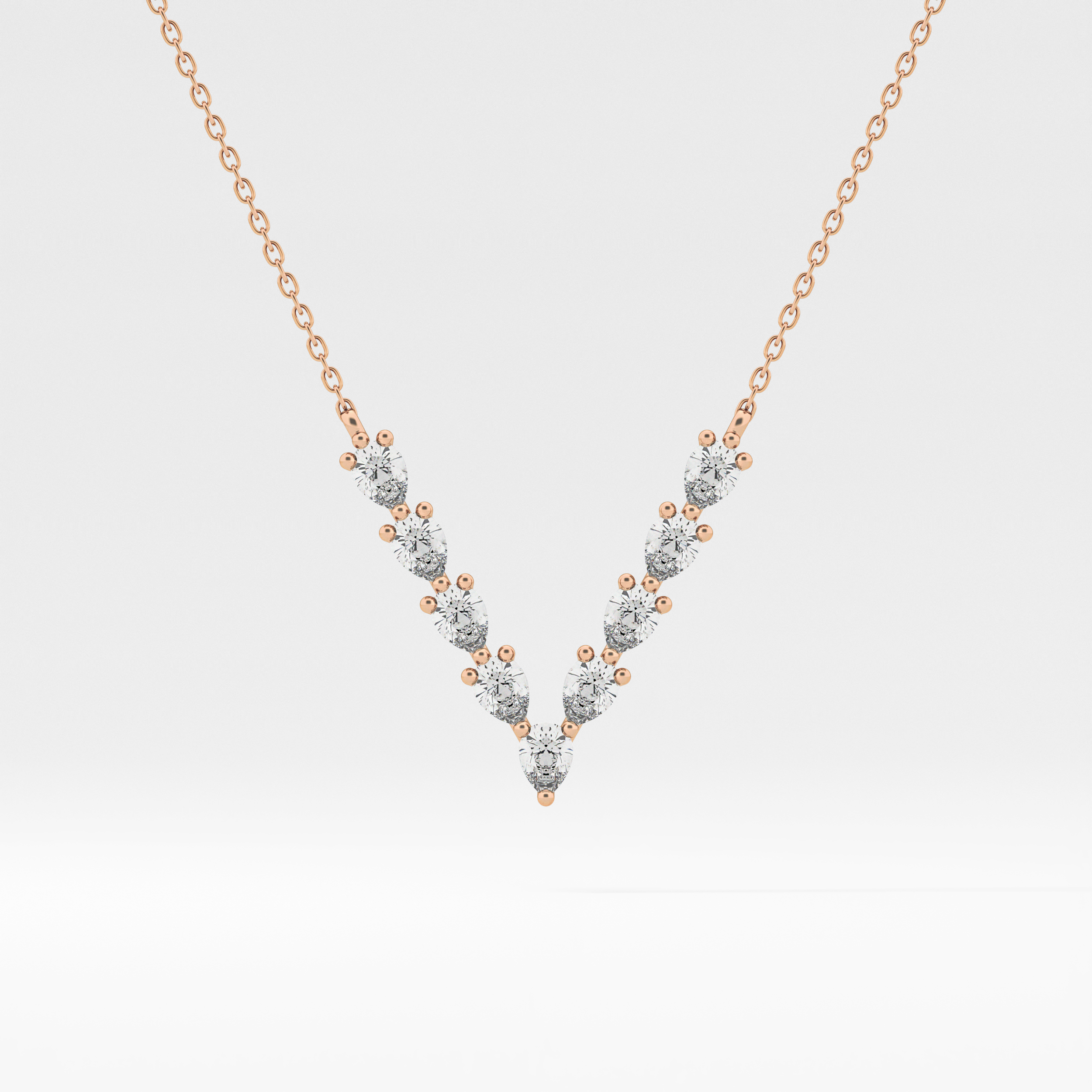 1.5 TCW Emerald Lab Grown Diamond Bezel Necklace