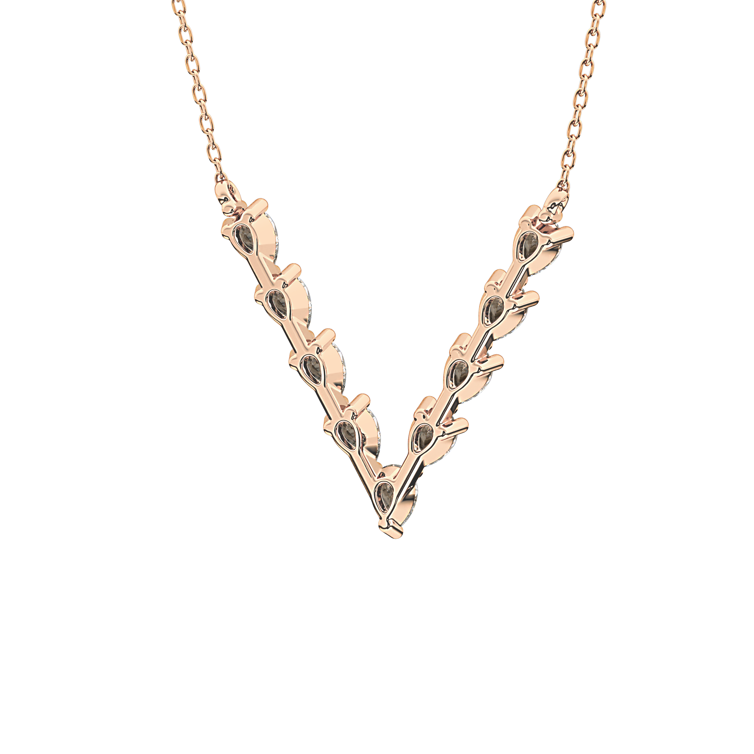 1.5 TCW Emerald Lab Grown Diamond Bezel Necklace