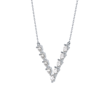 1.5 TCW Emerald Lab Grown Diamond Bezel Necklace