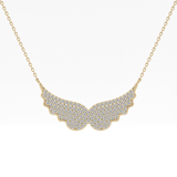 1.5 TCW Emerald Lab Grown Diamond Bezel Necklace