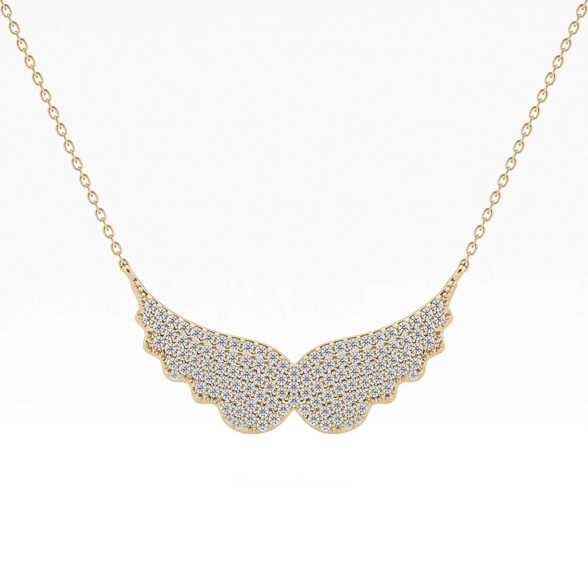 1.5 TCW Emerald Lab Grown Diamond Bezel Necklace