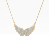 1.5 TCW Emerald Lab Grown Diamond Bezel Necklace