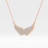 1.5 TCW Emerald Lab Grown Diamond Bezel Necklace