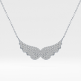 1.5 TCW Emerald Lab Grown Diamond Bezel Necklace