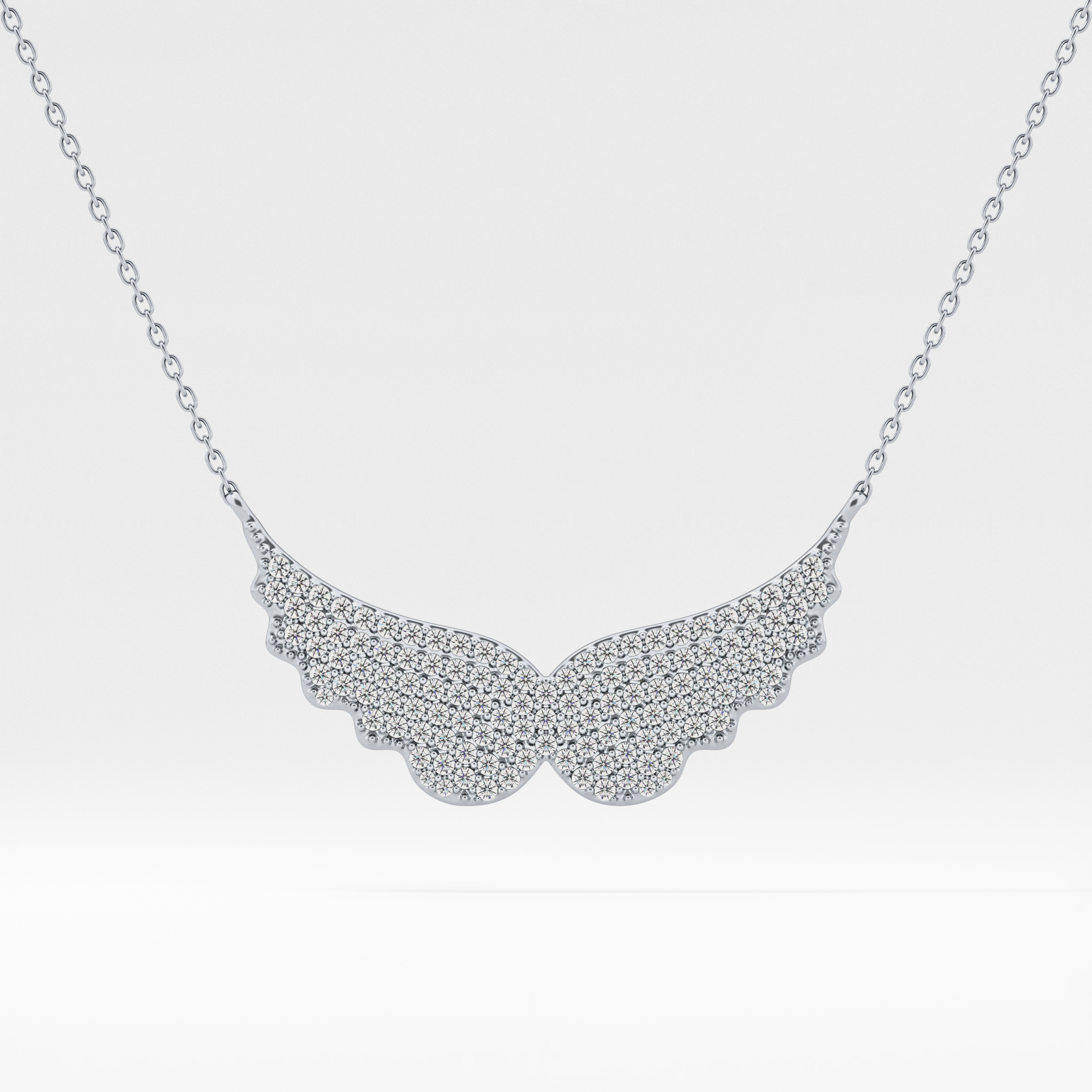 1.5 TCW Emerald Lab Grown Diamond Bezel Necklace