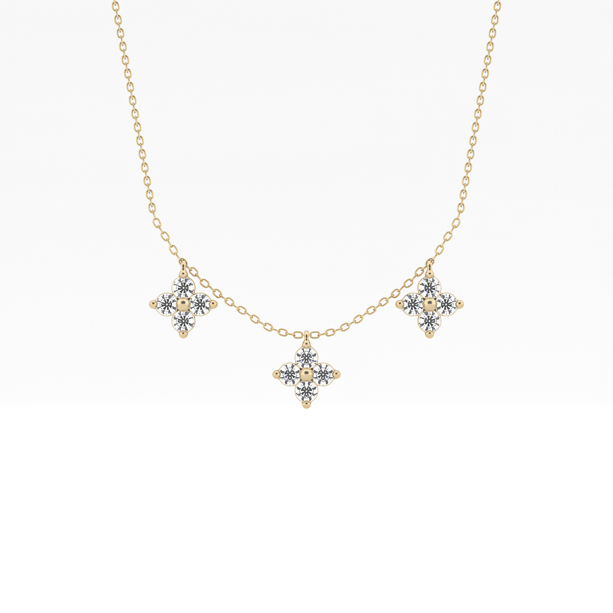 1.5 TCW Emerald Lab Grown Diamond Bezel Necklace
