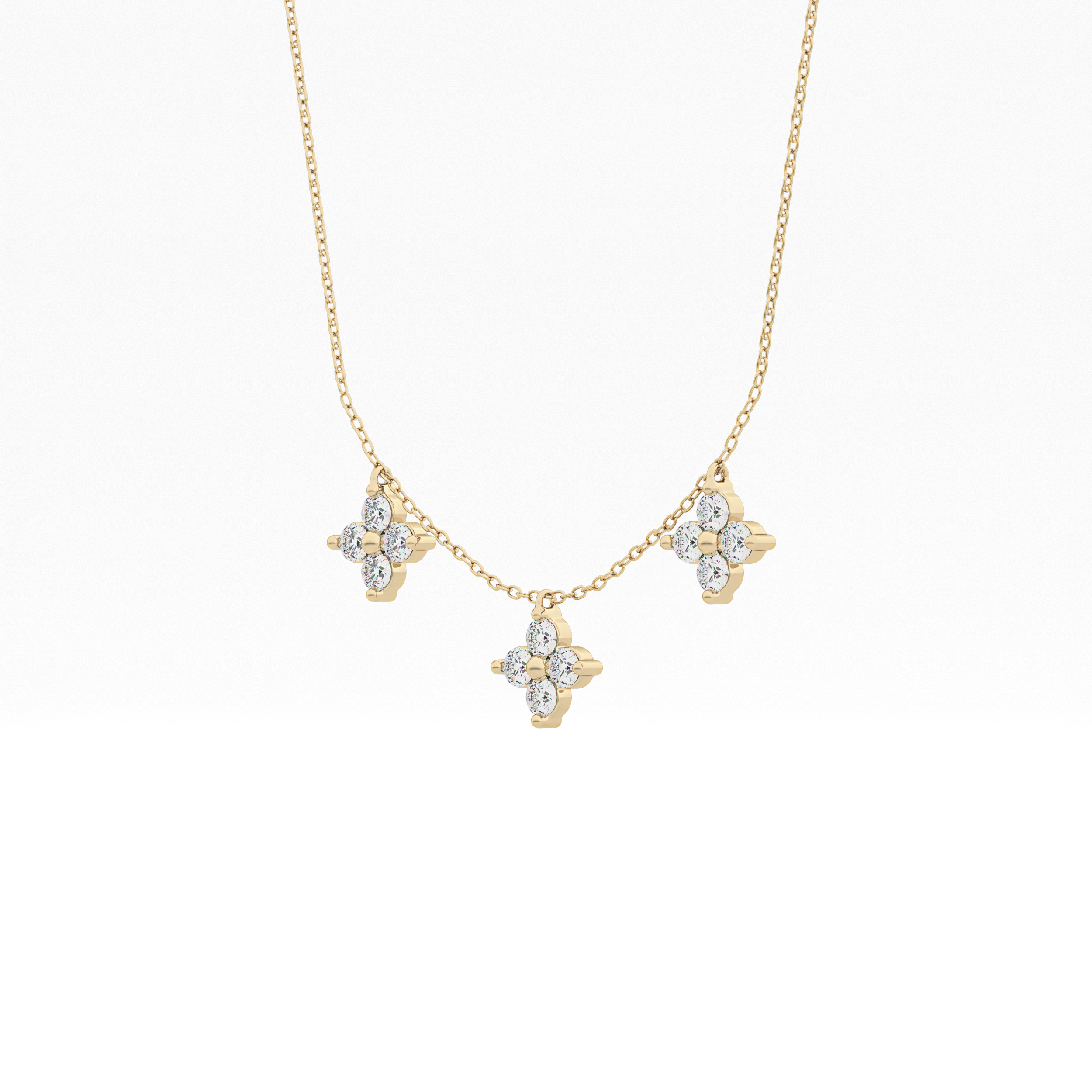 1.5 TCW Emerald Lab Grown Diamond Bezel Necklace