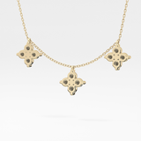 1.5 TCW Emerald Lab Grown Diamond Bezel Necklace