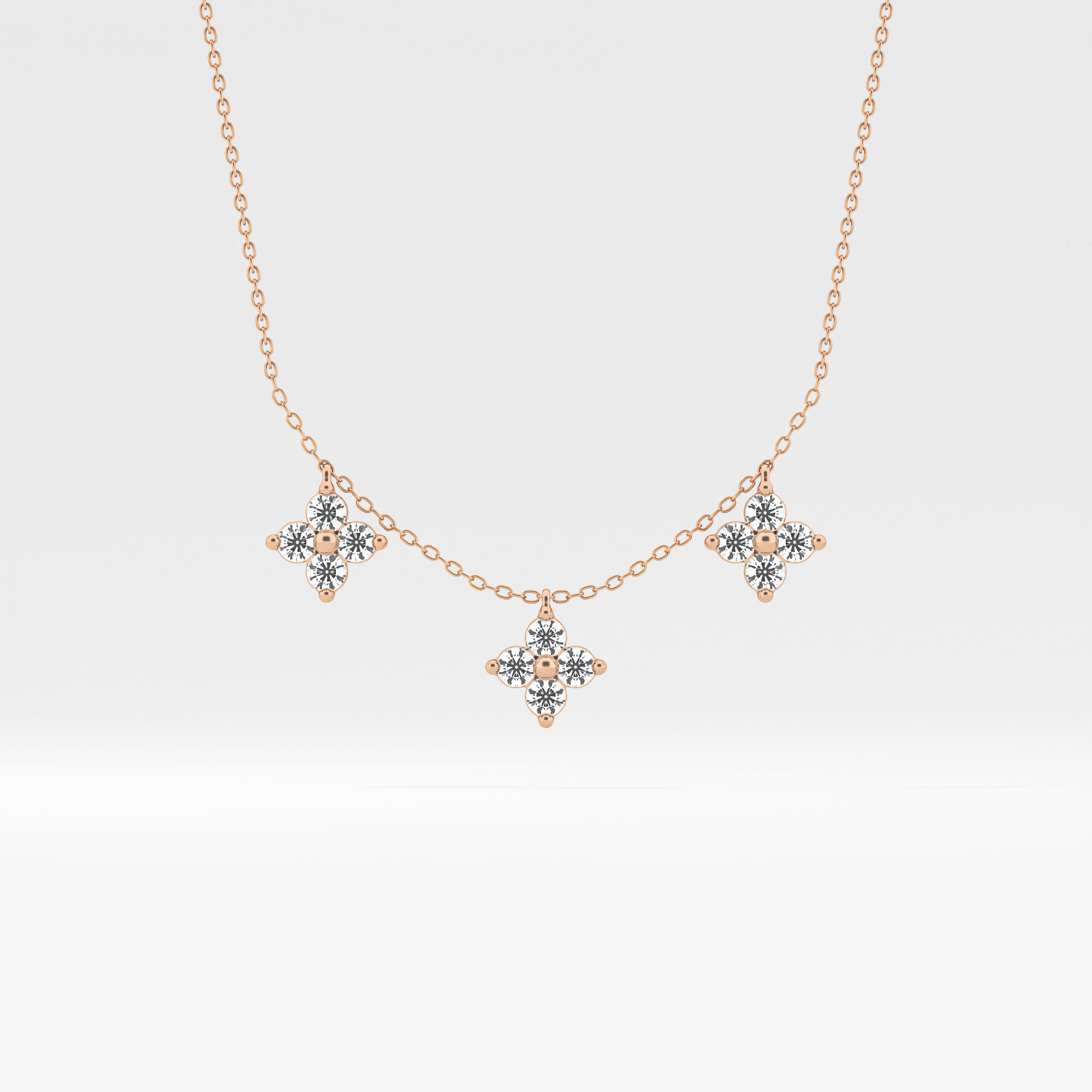 1.5 TCW Emerald Lab Grown Diamond Bezel Necklace