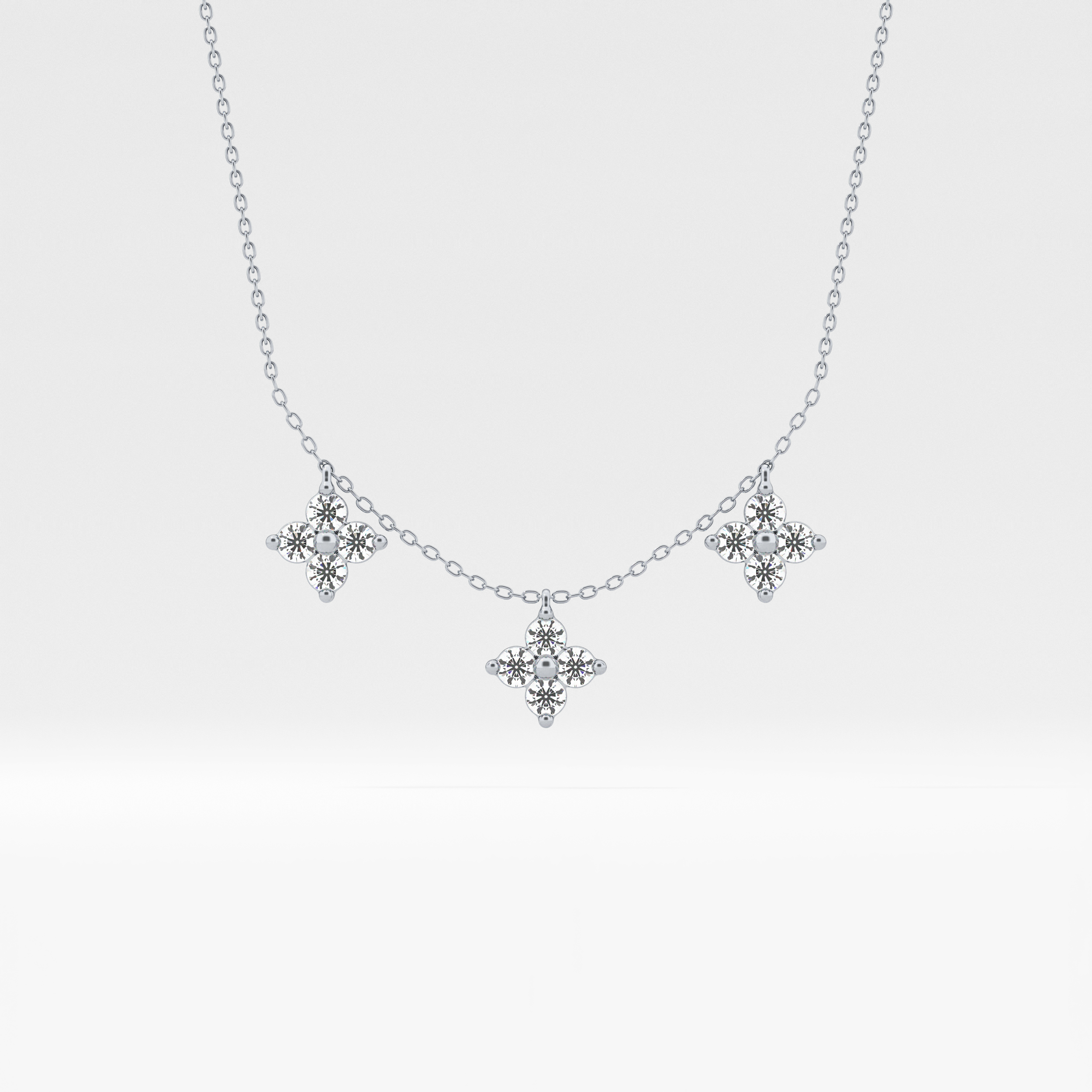 1.5 TCW Emerald Lab Grown Diamond Bezel Necklace