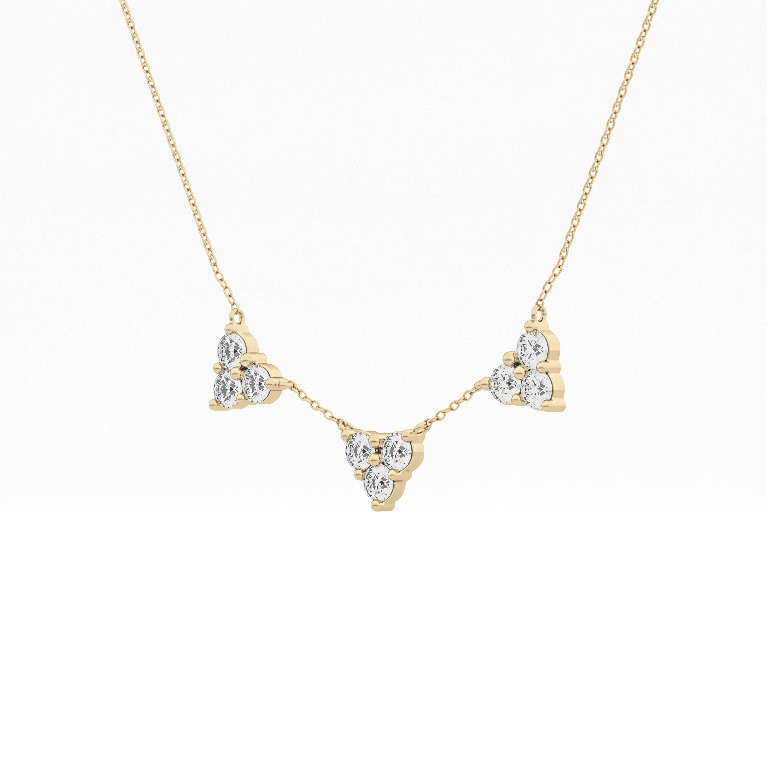 1.5 TCW Emerald Lab Grown Diamond Bezel Necklace