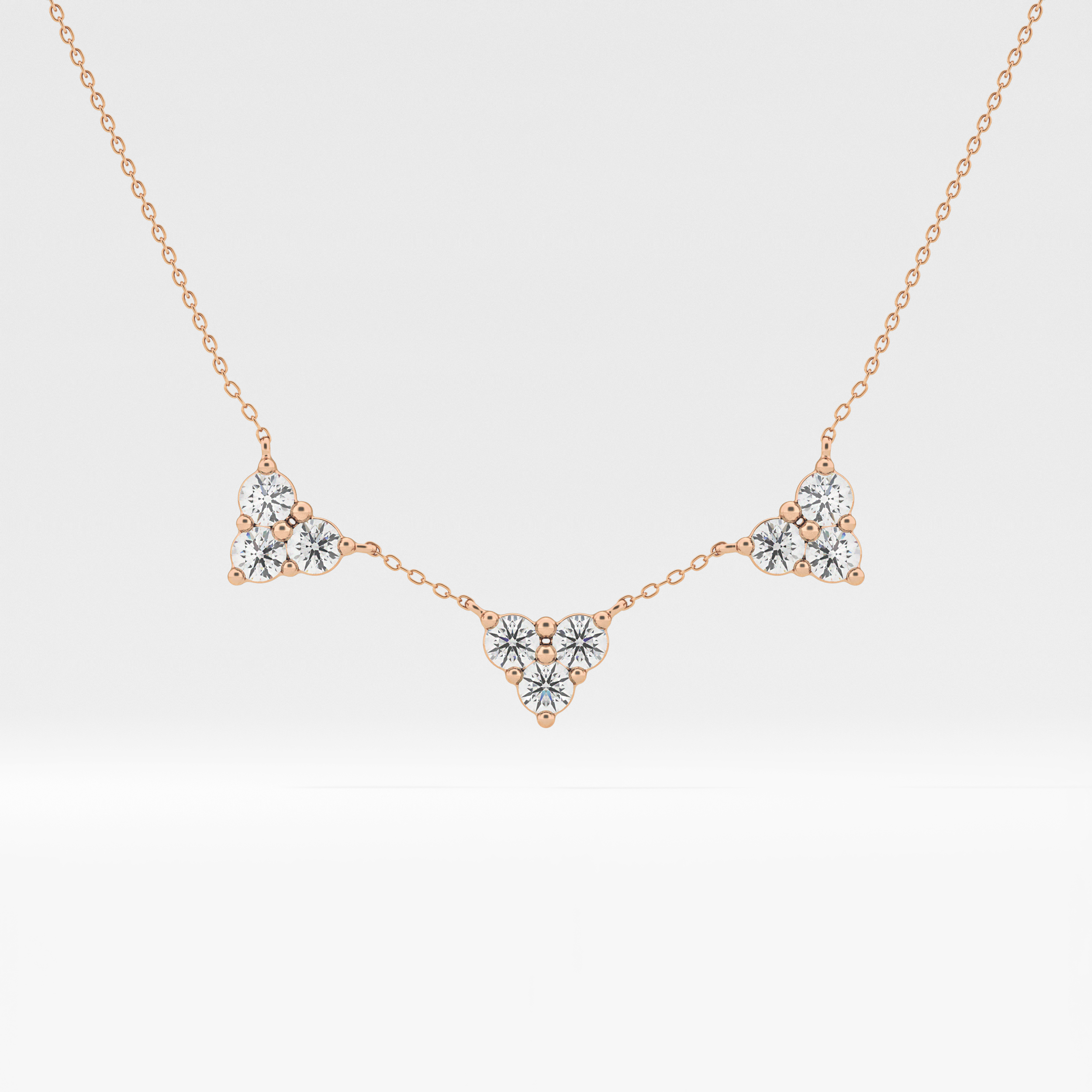 1.5 TCW Emerald Lab Grown Diamond Bezel Necklace
