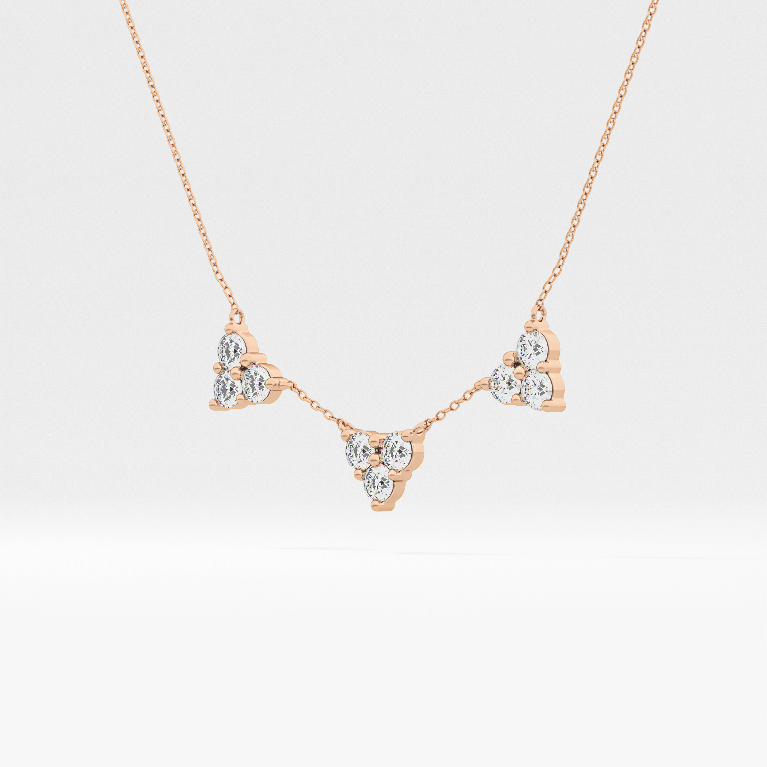 1.5 TCW Emerald Lab Grown Diamond Bezel Necklace