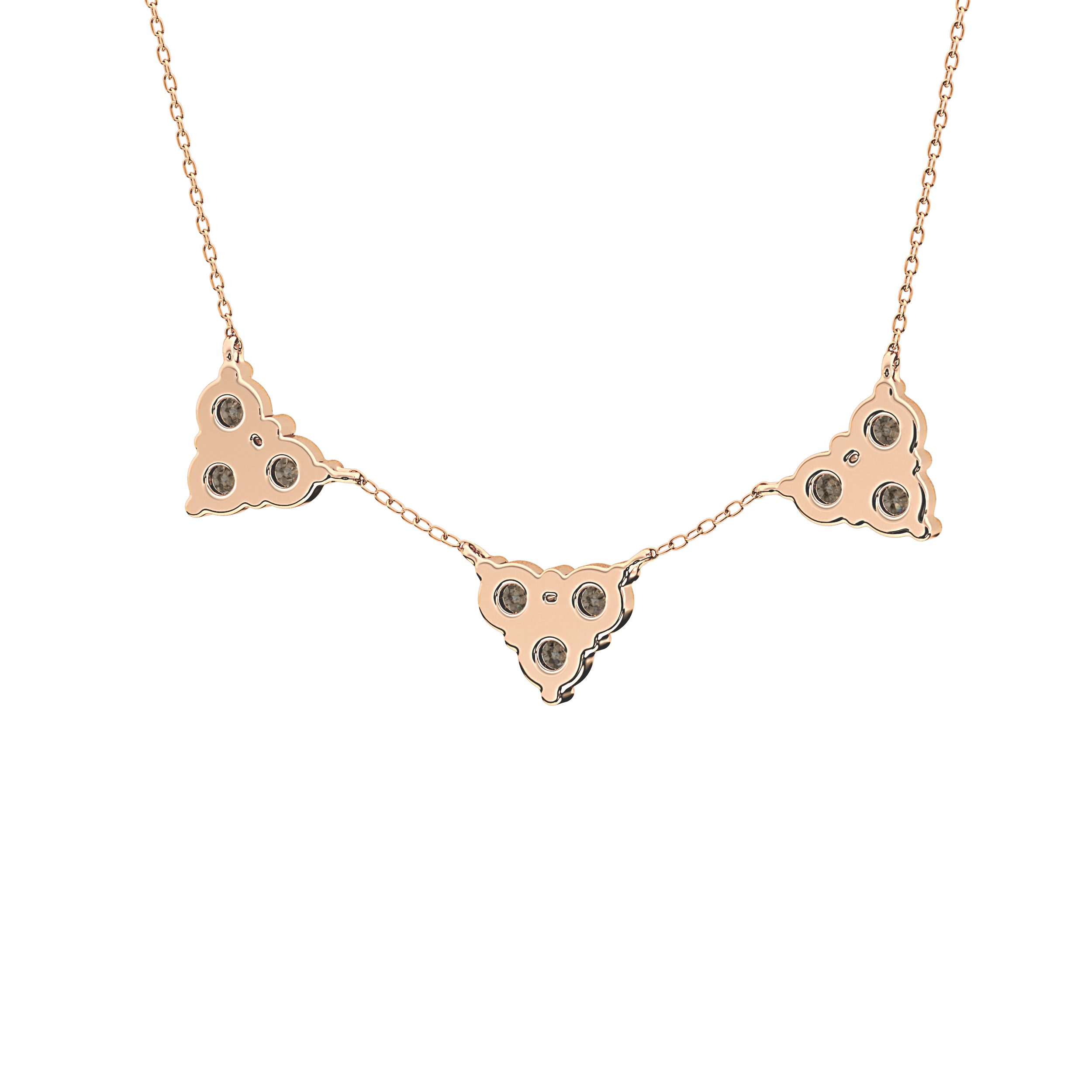 1.5 TCW Emerald Lab Grown Diamond Bezel Necklace