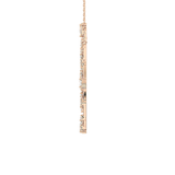 1.5 TCW Emerald Lab Grown Diamond Bezel Necklace