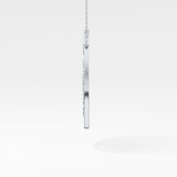 1.5 TCW Emerald Lab Grown Diamond Bezel Necklace