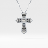 1.5 TCW Emerald Lab Grown Diamond Bezel Necklace