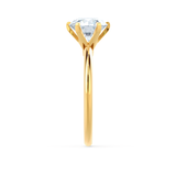 Round Solitaire Lab Grown Diamond Engagement Ring