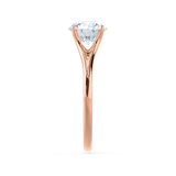 Round Solitaire Lab Grown Diamond Engagement Ring