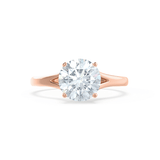 Round Solitaire Lab Grown Diamond Engagement Ring