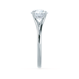 Round Solitaire Lab Grown Diamond Engagement Ring