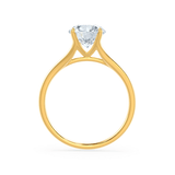 Round Solitaire Lab Grown Diamond Engagement Ring