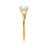 Round Solitaire Lab Grown Diamond Engagement Ring