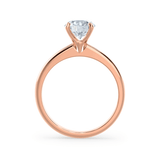 Round Solitaire Lab Grown Diamond Engagement Ring