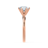 Round Solitaire Lab Grown Diamond Engagement Ring