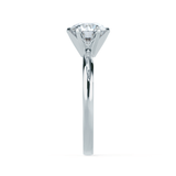 Round Solitaire Lab Grown Diamond Engagement Ring