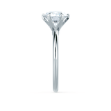 Round Solitaire Lab Grown Diamond Engagement Ring