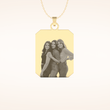 Custom Photo Engraved Pendant Necklace – Crafted with Meaning 6