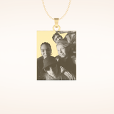 Custom Photo Engraved Pendant Necklace – Crafted with Meaning 6