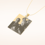 Custom Photo Engraved Pendant Necklace – Crafted with Meaning 10
