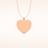 Custom Photo Engraved Heart Shaped Pendant Necklace – Crafted with Meaning 14