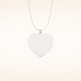 Custom Photo Engraved Heart Shaped Pendant Necklace – Crafted with Meaning 4