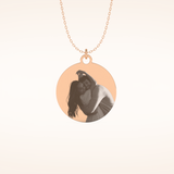 Custom Photo Engraved Pendant Necklace – Crafted with Meaning 11