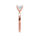 Round Solitaire Lab Grown Diamond Engagement Ring