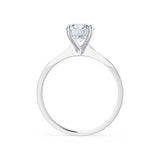 Round Solitaire Lab Grown Diamond Engagement Ring
