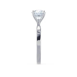 Round Solitaire Lab Grown Diamond Engagement Ring