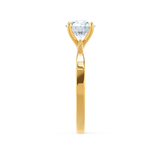 Round Solitaire Lab Grown Diamond Engagement Ring