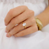 Oval Solitaire Lab Grown Diamond Engagement Ring