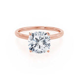 Cushion Solitaire Lab Grown Diamond Engagement Ring